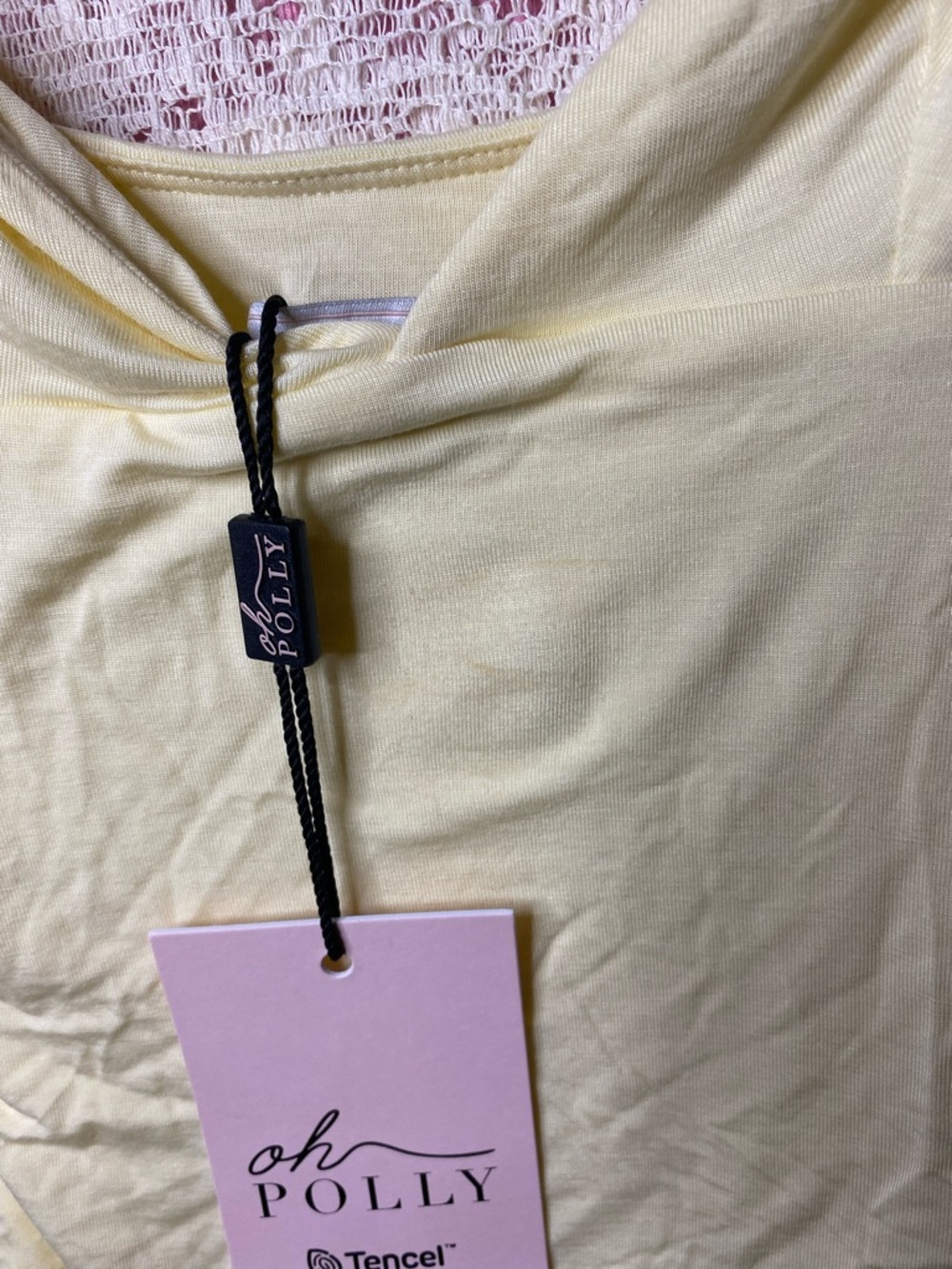 Kelbie
Modal Ruched A-Line Mini Dress in Buttercream Yellow - Picture 9 of 10